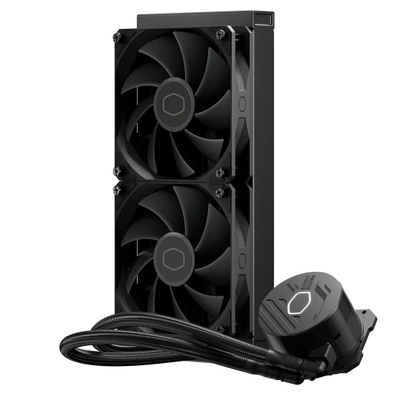Ftohës uji për procesor Cooler Master MasterLiquid Core 240mm, 2x120mm, i zi
