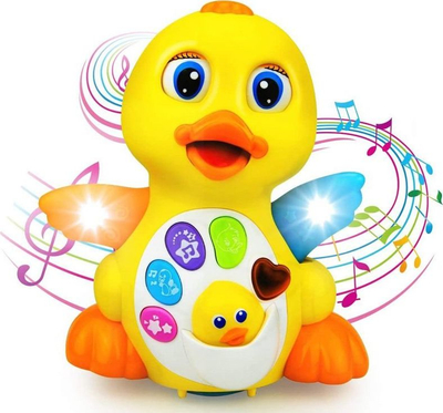 Rosë elektronike Hola Dancing Duck, me muzikë edhe drita, shumëngjyrëshe