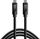 Kабел TetherTools TetherPro USB-C во USB-C, 4.6m, црн