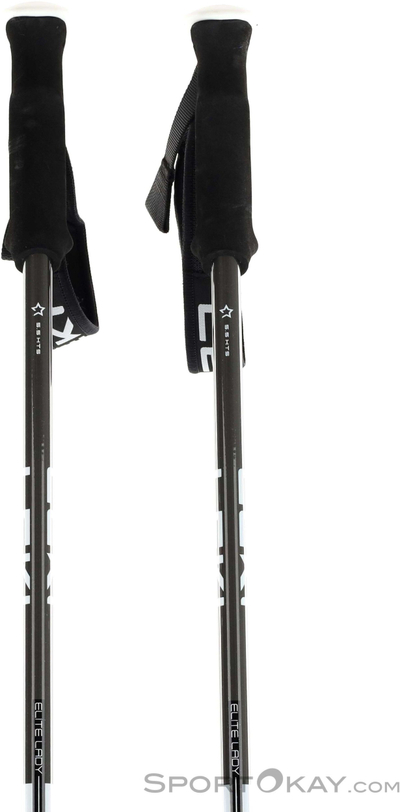 Bastun skijimi Leki Elite Lady, 110cm, për gra, i zi
