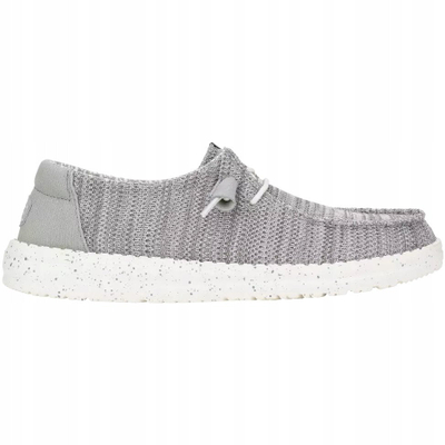 Këpucë femrash Hey Dude Wendy Stretch Sox W 41878-007, tekstil, gri