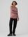 Triko VERO MODA VMNELLIE Relaxed Fit, rozë