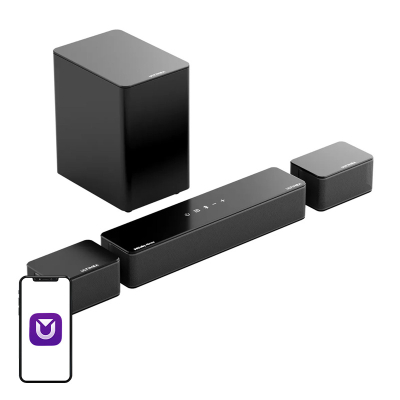 Soundbar Ultimea Poseidon D60, me subwoofer, Bluetooth, e zezë