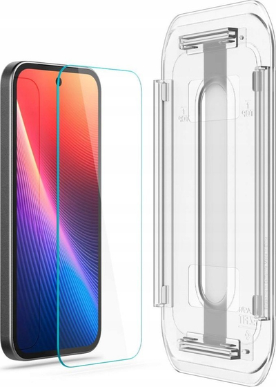 Mbrojtës ekrani Spigen Glass TR EZ Fit, 2 copë, xham i fortë, transparent