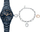 Set orë dore dhe byzylyk Trussardi T-Bent R2453144507