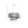 Llambë tavani metal+pëlhurë Ø32×70 cm (HM7356.06)