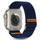 Rrip ore Tech-Protect Nylon Slip për Apple Watch, 44-49mm, najlon, blu navy me portokalli
