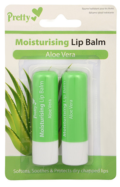 Set me balsam për buzë Cyndicate Aloe Vera, 2 x 4.3 g