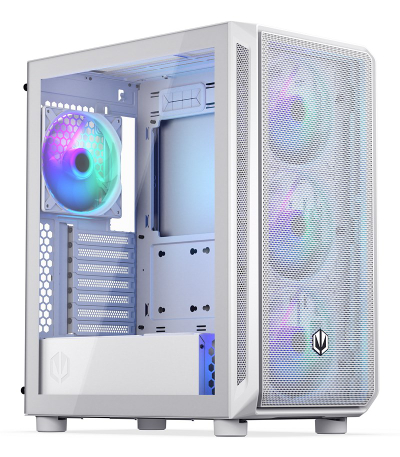 Korpi për PC EY2A018 Arx 500, ATX, ARGB, i bardhë