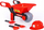 Set lodre karrocë pune Polesie Mammoet 95916, me aksesore, plastike, e kuqe