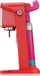 Makinë për bërjen me gaz të ujit SodaStream Red Art, me bombol dhe shishe 1L, e kuqe