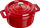 Tenxhere gize Staub Mini Round Cocotte, 10 cm, me kapak, e kuqe qershi