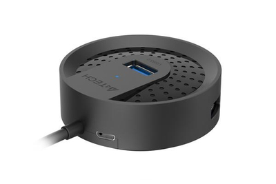 HUB i jashtëm A4TECH HUB-30C, 4x USB 3.0, lidhje USB-C, 0.5 m, i zi