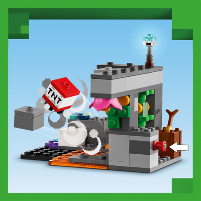 Set lojërash LEGO Minecraft The Warden Encounter, figure ndërtuese, për koleksionistë, shumëngjyrësh