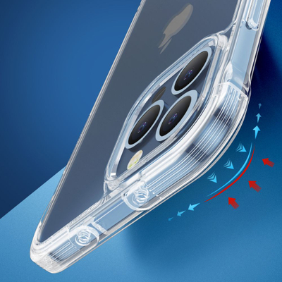 Навлака за телефон Joyroom Defender JR-BP956 за iPhone 13 Pro Max, со зајакната заштита, проѕирна