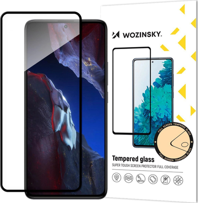 Qelq mbrojtës Wozinsky Full Glue për Xiaomi Poco F5 Pro, 9H, me kornizë, i zi