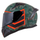 Helmetë integrale Cassida Aero ATCK, polikarbonat, xham Pinlock, jeshile e zezë gri portokalli