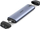 Kuti e jashtme SSD UGREEN M.2 NVMe, USB-C dhe USB-A, 10 Gbps, gri