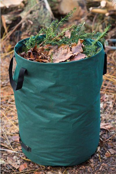 Thes kopshti Nature Waste Bag, 140L, i rrumbullakët, jeshil