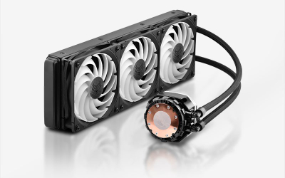 Ладилник со вода за процесор Sapphire Nitro+ S360 AIO, 360 mm, ARGB, црн