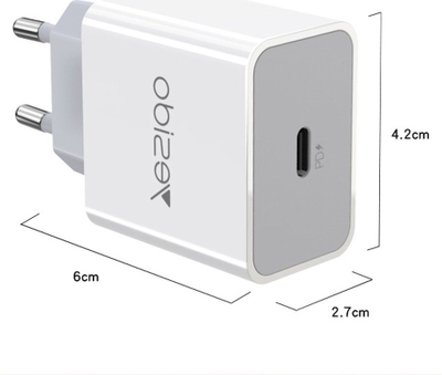 Karikues muri Yesido YC27, PD 18W, USB C QC, i bardhë