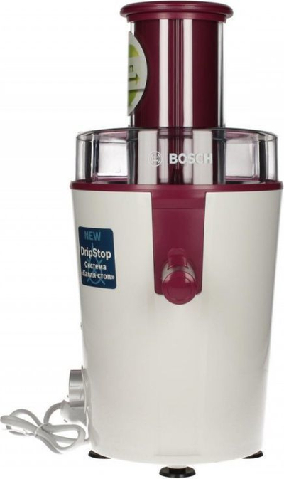 Shtrydhëse lëngjesh Bosch MES25C0, 700 W, e bardhë dhe vjollcë