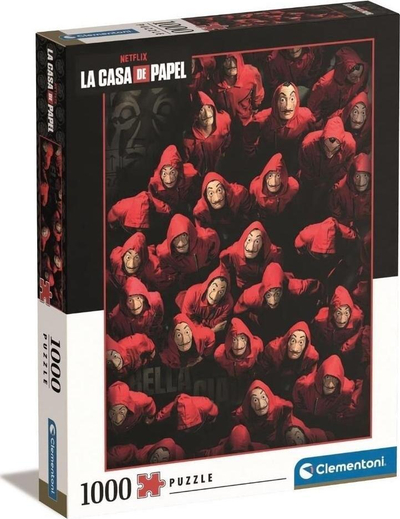 Puzzle Clementoni La Casa de Papel, 1000 copë