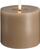 Декоративна LED свеќа Moods &amp; More Pillar Candle, 99x100mm, со тајмер, песочна боја