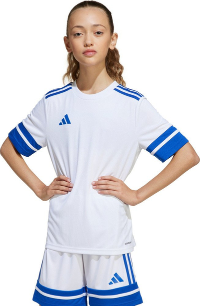 Bluzë sportive adidas Squadra 25 Jr, fëmijë, Aeroready, bardh e blu