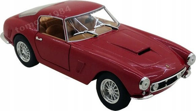 Maket makine Bburago Ferrari 250 GT Berlinetta Passo Corto, 1:24, diecast, e kuqe