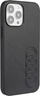 Futë mbrojtëse Audi prej lëkure sintetike për iPhone 13 Pro Max 6.7", hardcase, e zezë