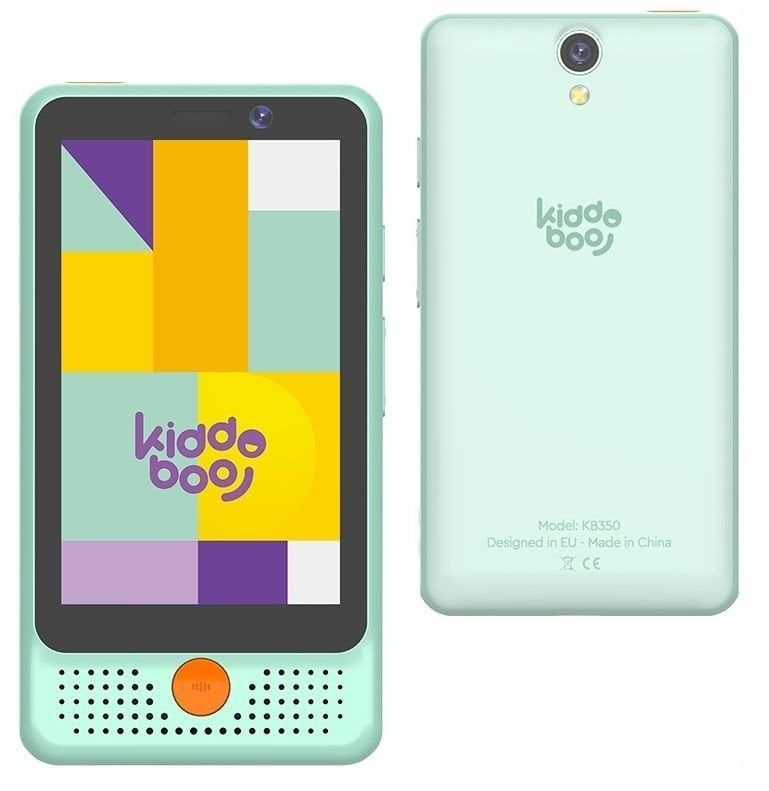 Telefoni për fëmijë Kiddo Boo Real First Phone, 4G, Android 14, mint