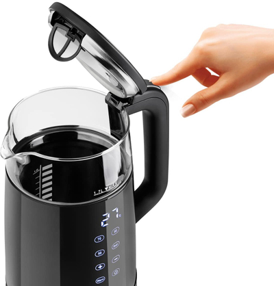 Електричен бокал Haeger L2200W, 1.7L, 2200W, црн