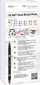 Set brush pena Tombow ABT-18P-1, 18 copë, shumëngjyrëshe