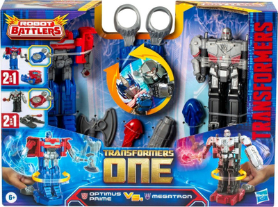 Lodër figurina Hasbro Transformers One Robot Battlers, set me 2 copë, 11.5 cm, shumëngjyrëshe