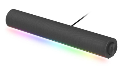 Soundbar Xiaomi Desktop Speaker, Bluetooth, stereo, ndriçim RGB, mikrofon, i zi