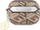 Mbështjellës për kufje Guess GUAPPGCE4CW GCube Charm, për AirPods Pro, lëkurë eko, kafe