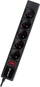 Lista mbrojtëse Tracer PowerGear TRALIS47138, 5 prize, kabllo 5 m, e zezë