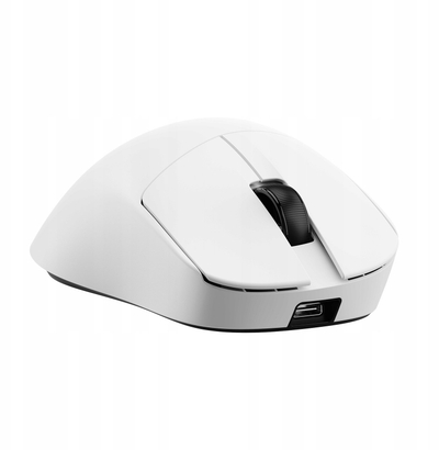 Maus gaming Ajazz Max Paw3311, wireless, 12000 DPI, i bardhë