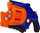 Pistoletë lodër Lean Sport Foam Dart Gun, 48 shigjeta, 6 fishekë, blu portokalli