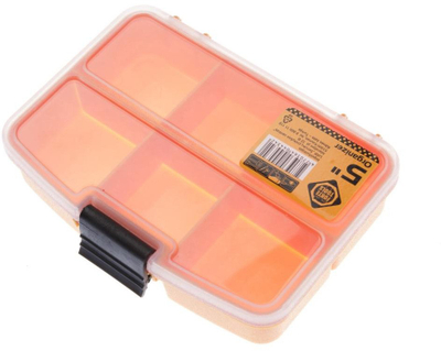 Organizer veglash Forte Tools ORG-5, 134x101x31mm, 6 ndarje, portokalli