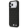 Kapak telefoni BMW M Shape Logo MagSafe për iPhone 17 Pro Max, eco leather, i zi