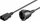 Kabllo rryme Manhattan Power Adapter Cable IEC320 C14 në Schuko F, 1.5m, e zezë