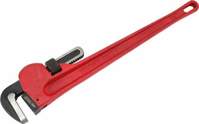 Çelës tubash Stillson 14", 350mm, çelik i farkëtuar, i kuq