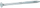 Vidë druri ESSDRIVE WOOD SCREW ESS CS EZP, 3.0x40 mm, çelik i galvanizum