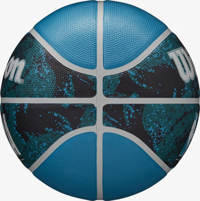 Топка за кошарка Wilson NBA Drv Plus Vibe, бр. 7, за надворешна и внатрешна употреба, црно сина