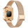Smartwatch Gravity GT44-1, ekran me prekje, dy rripa, rozë gold