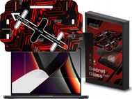 Xham mbrojtës GrizzGlass SecretGlass Easy, për MacBook Pro 16" M4 Pro 2024, efekt privatësie, transparent