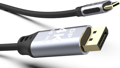 Kabllo USB Type C në HDMI INCA ITCD-20, 2 m, gri