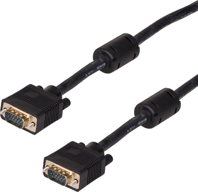 Kabllo Akyga, D-Sub (VGA) - D-Sub (VGA), 15 m, e zezë